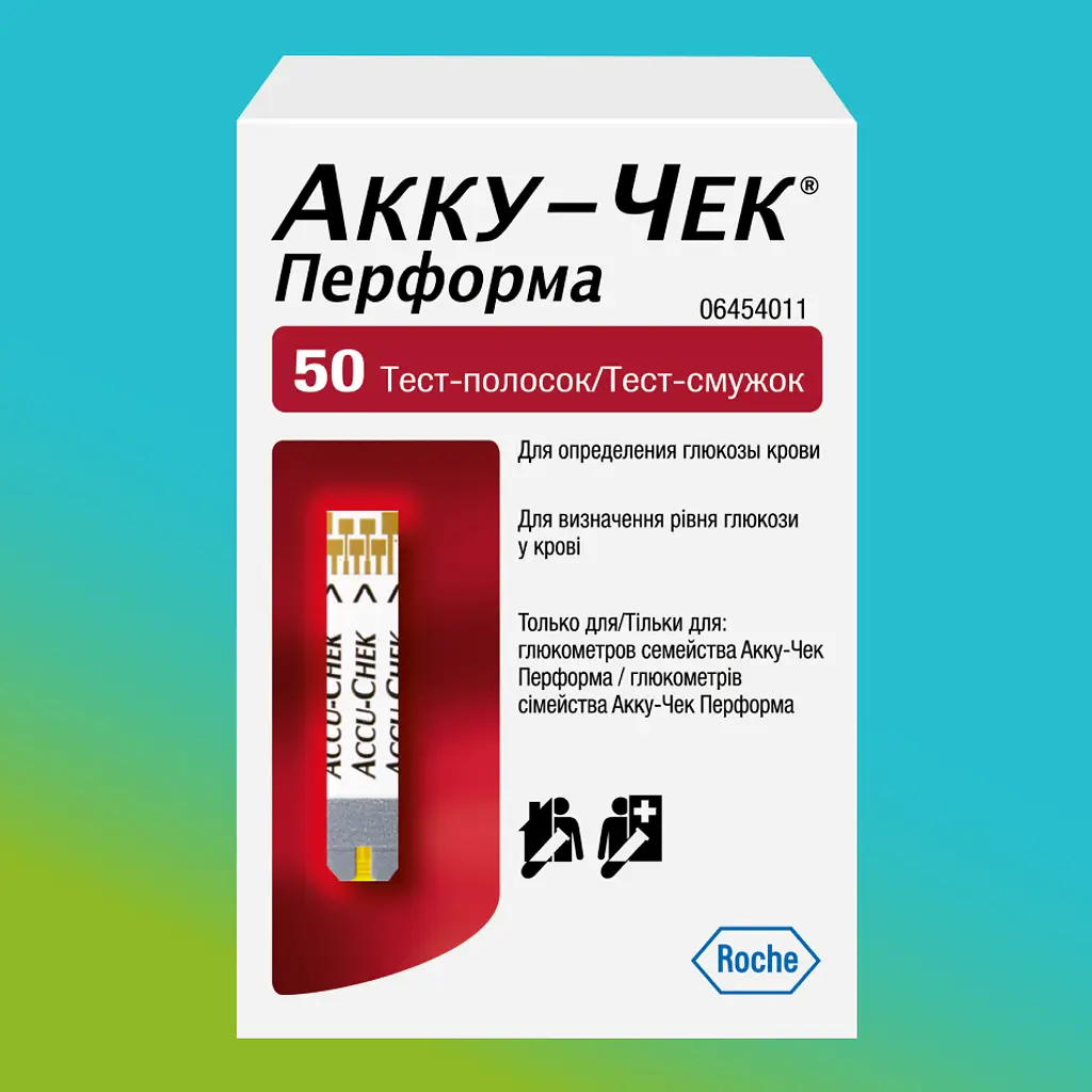 Тест-полоска Акку-Чек Перформа (Accu-Chek Performa) №50 картинка № 5