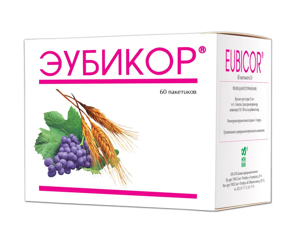 Эубикор пак.(пор.) 3г №60