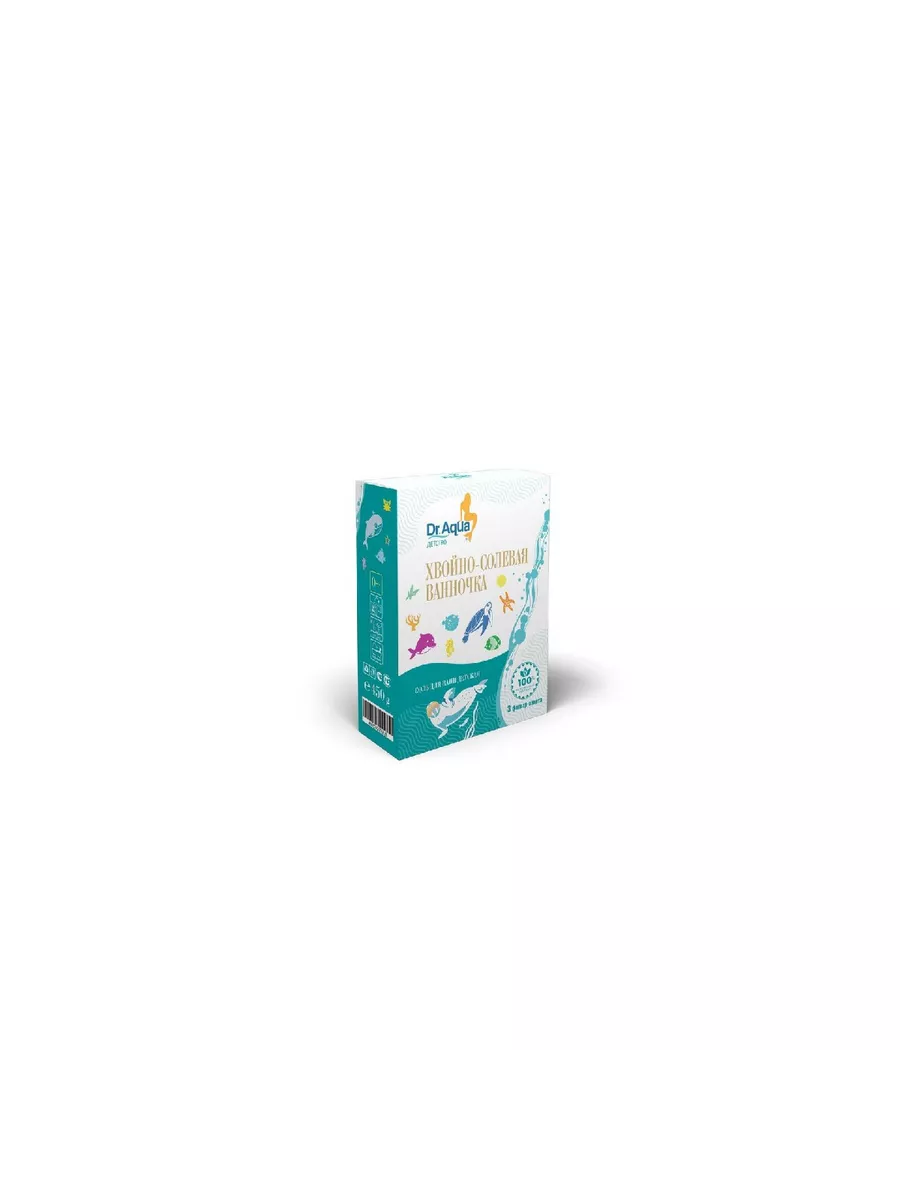 Соль для ванн детская DR. AQUA Нежное море ромашка 450г (150г №3)