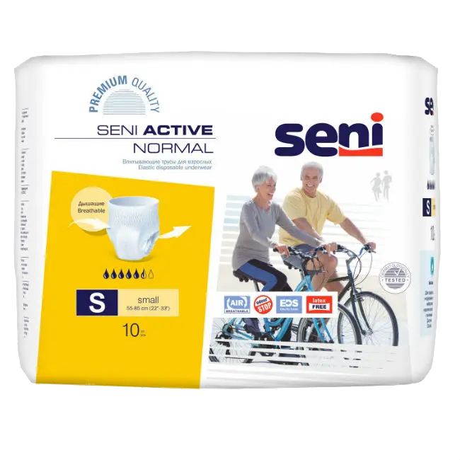 Подгузники-трусики для взрослых Сени (SENI) ACTIVE Normal Small №10