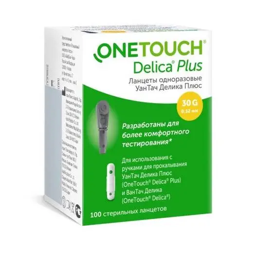 Ланцет ONE TOUCH DELICA Plus №100