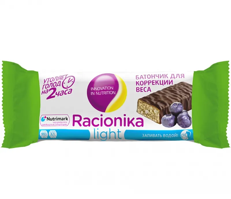 Рационика Лайт батончик 45г (черника) картинка № 3