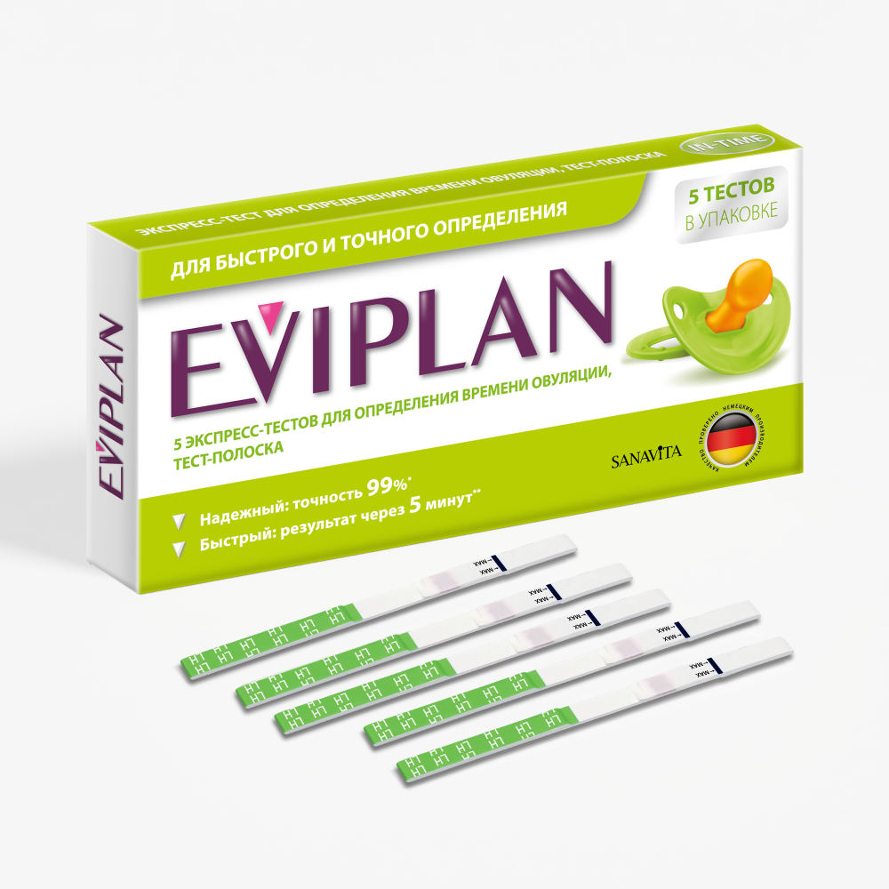 Тест на овуляцию EVIPLAN №5
