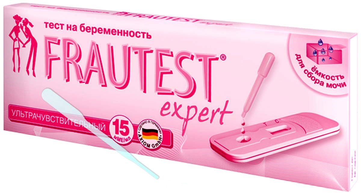 Тест на беременность FRAUTEST Expert №1 в кассете с пипеткой