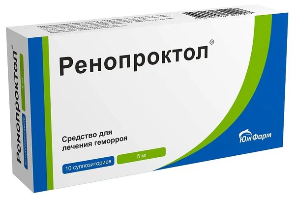 Ренопроктол супп. рект. 5мг №10