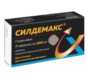 Силдемакс таб. п/пл. об. 100мг №7