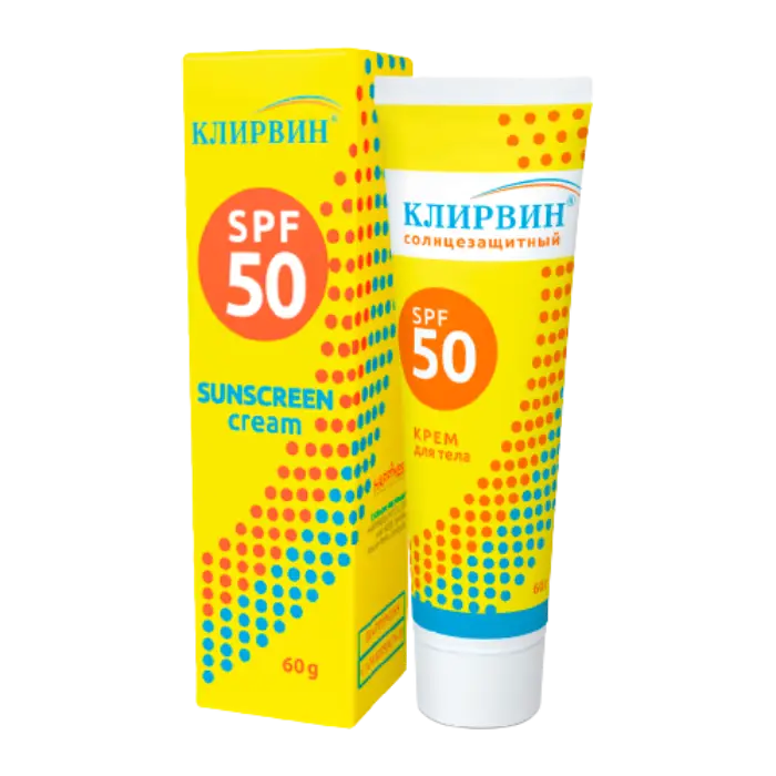 Клирвин крем д/тела солнцезащитный SPF-50 60г