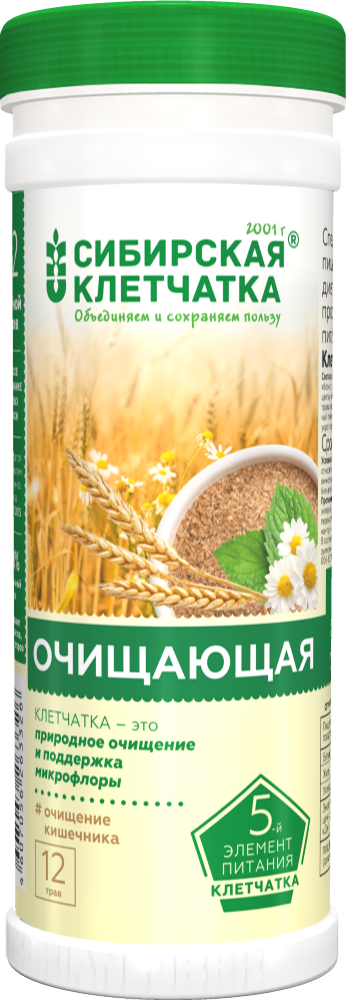 Клетчатка Сибирская "Очищающая" пор. 170г