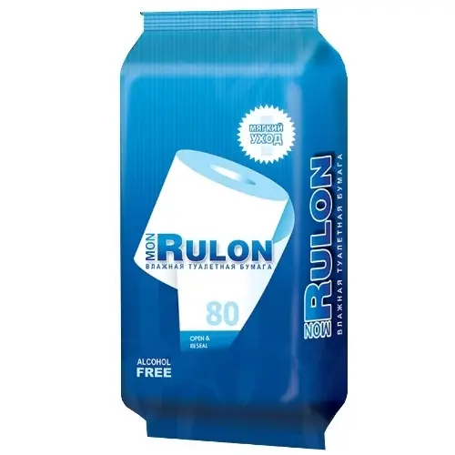 Бумага туалетная MON RULON влажн. №80