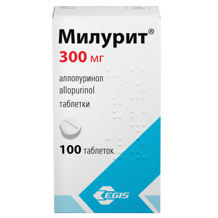 Милурит таб. 300мг №100 (фл.)