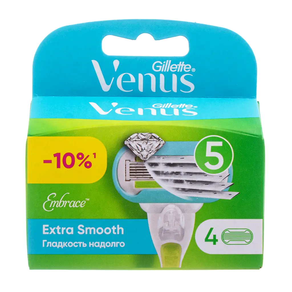 Лезвия бритвенные GILLETTE Venus Embrace №4