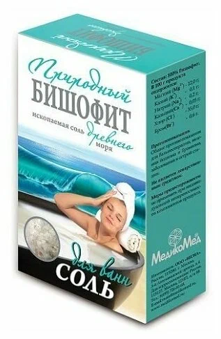 Соль для ванн БИШОФИТ природный 180г