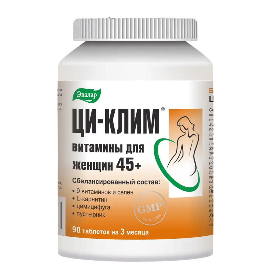 Ци-Клим Витамины д/женщин 45+ таб. №90
