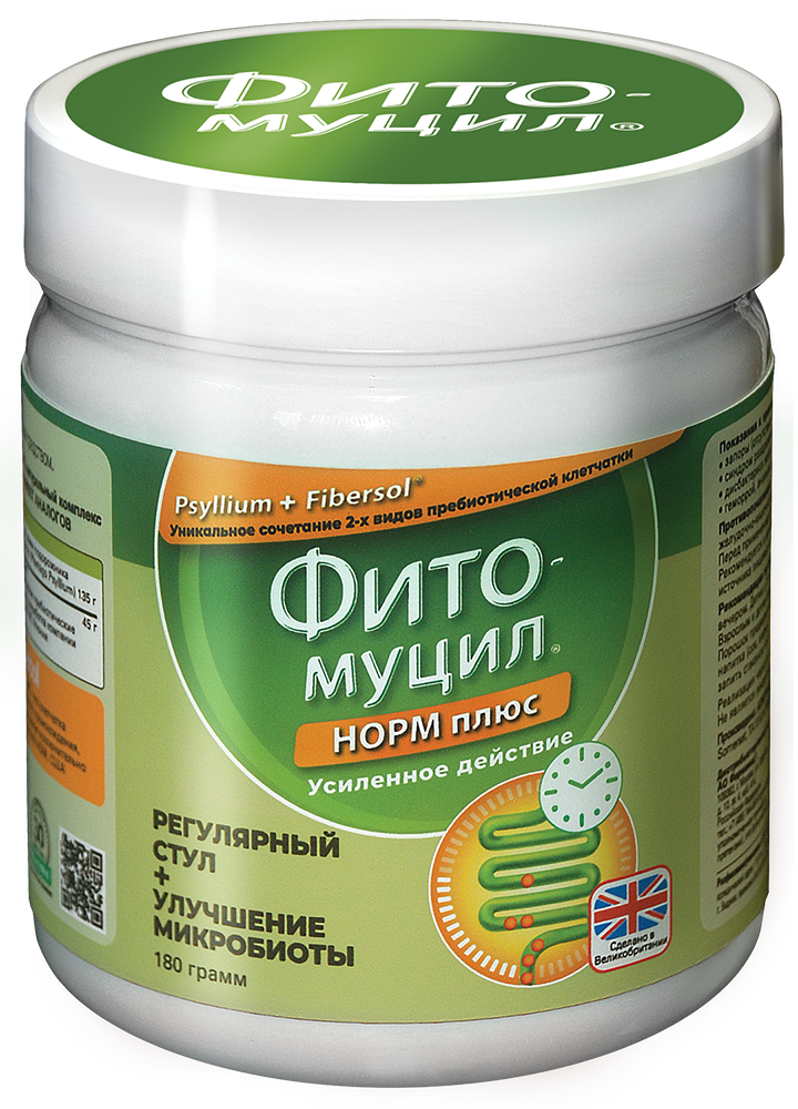 Фитомуцил Норм плюс бан. (пор.) 180г