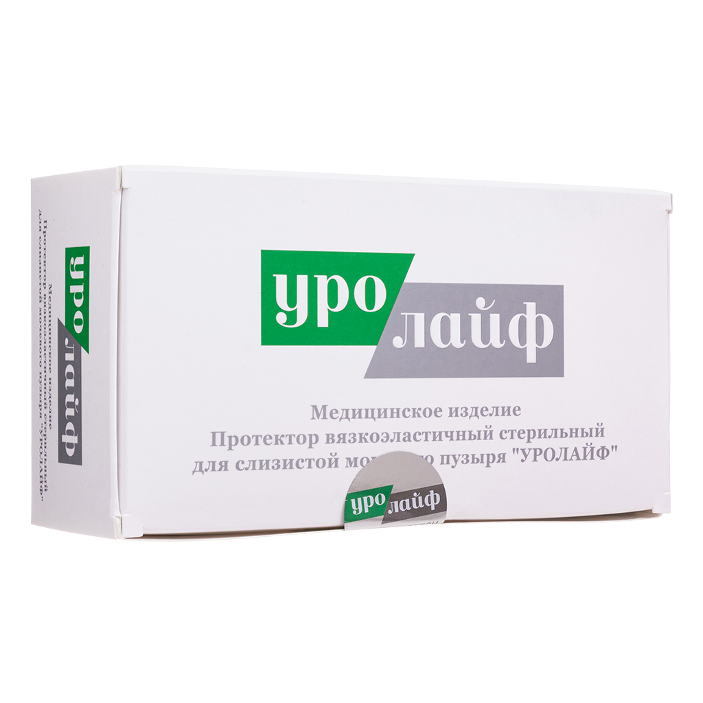 Уролайф протектор вязкоэластичный стер. д/слизистой мочевого пузыря 50мл, состав №2 (шприц + катетер)