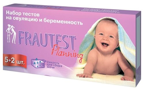 Тест на овуляцию FRAUTEST Planning + тест на беременность №5+2