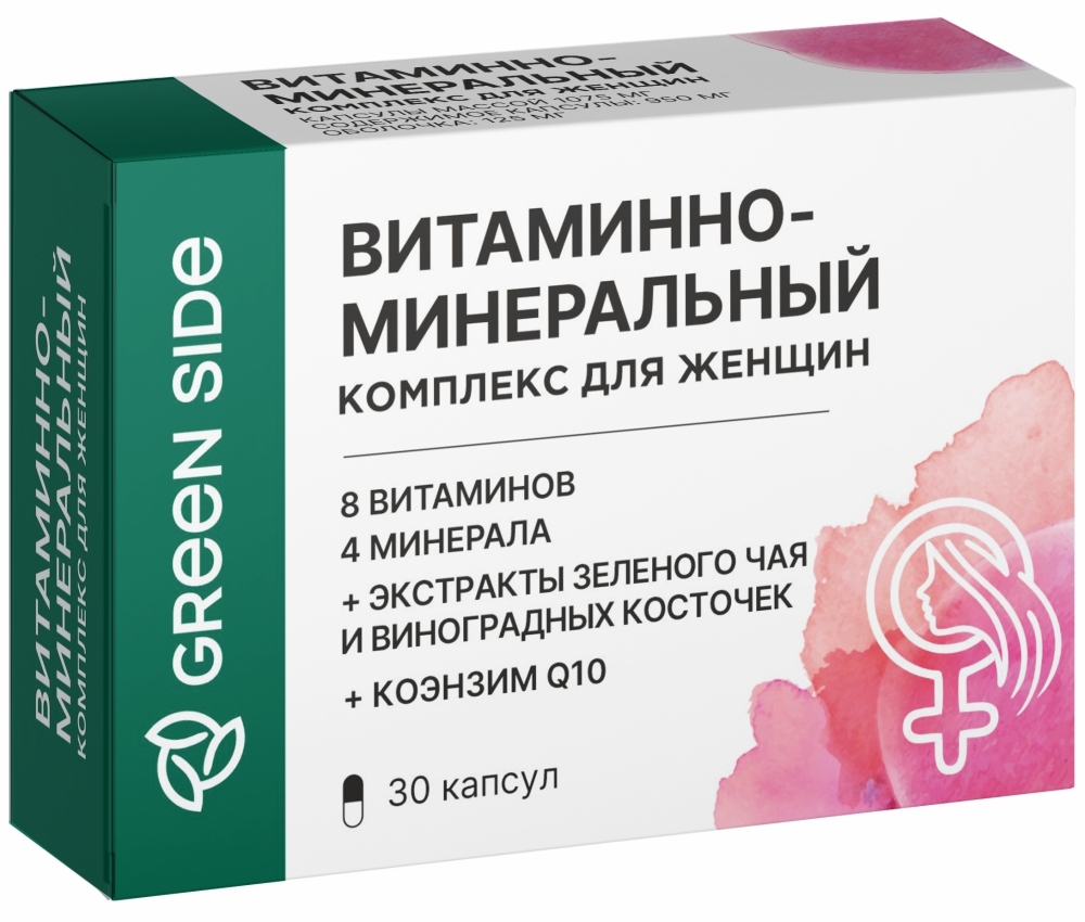Витаминно-минеральный комплекс д/женщин Сердце Континента капс. 1075мг №30