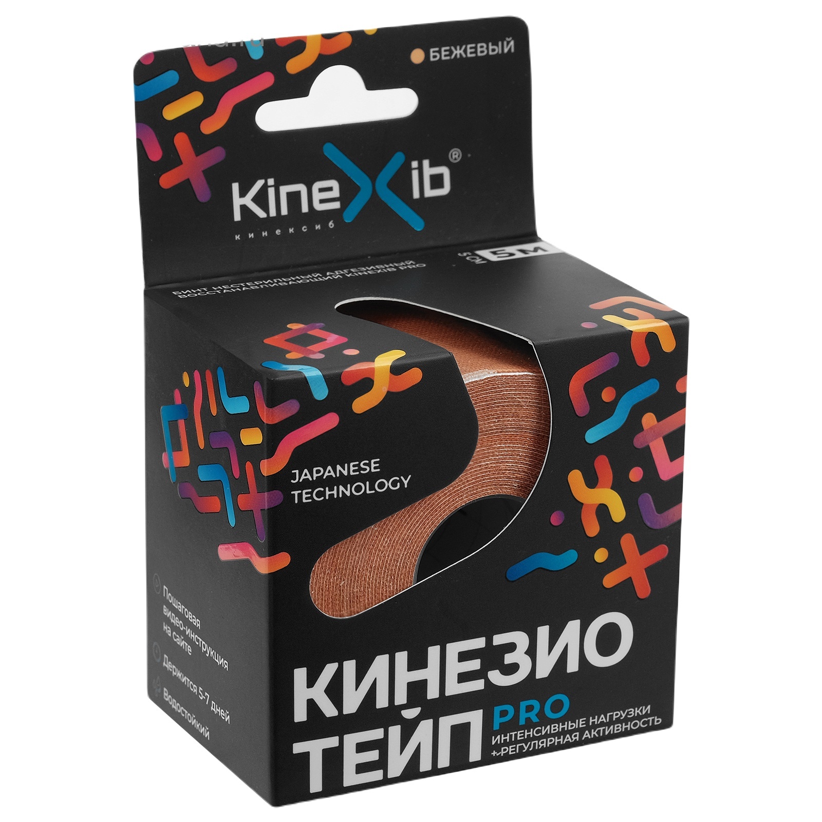 Бинт КИНЕЗИО-ТЕЙП Kinexib Pro адгез. восстан. 5см х 5м (желтый)