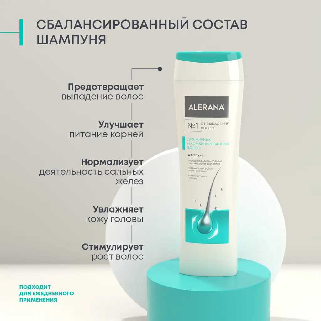 Алерана шампунь д/жирн. и комб. волос 250мл картинка № 6
