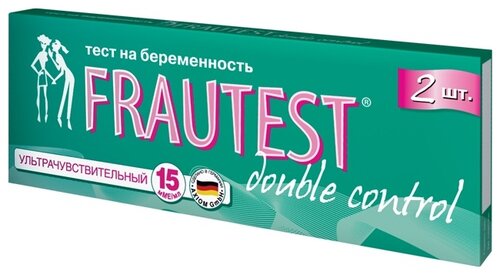 Тест на беременность FRAUTEST Double Control №2