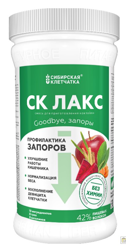 Клетчатка Сибирская SK Лакс Коктейль 350г
