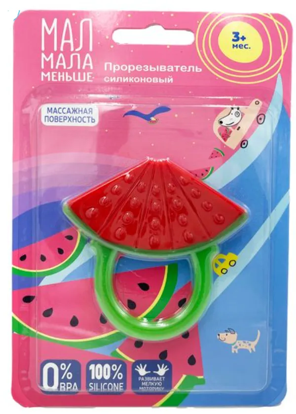 Прорезыватель МАЛ МАЛА МЕНЬШЕ д/зубов Кукуруза с 3мес.