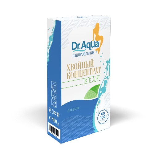 Хвойный концентрат DR. AQUA Кедр кор. 800г