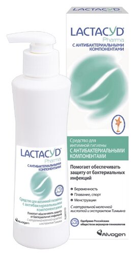 Лактацид MOISTURIZING (увлажняющее) Фарма средство д/предотвращения чувства сухости д/интимн. гигиены (молочная кисл., увлажн. L2G комп.) 250мл