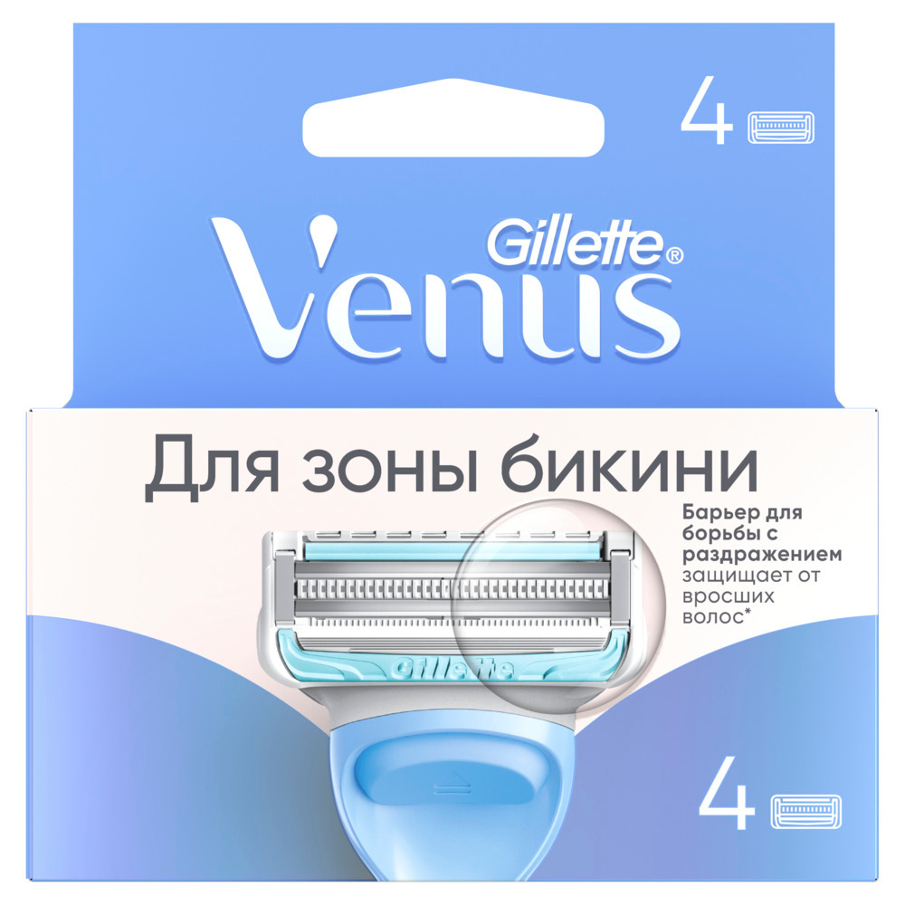 Лезвия бритвенные Gillette Venus Satin Care №4
