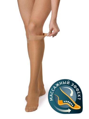 Гольфы REHAB компрес. прозрачные 2-кл. natural разм. 5 (арт. JW-121)