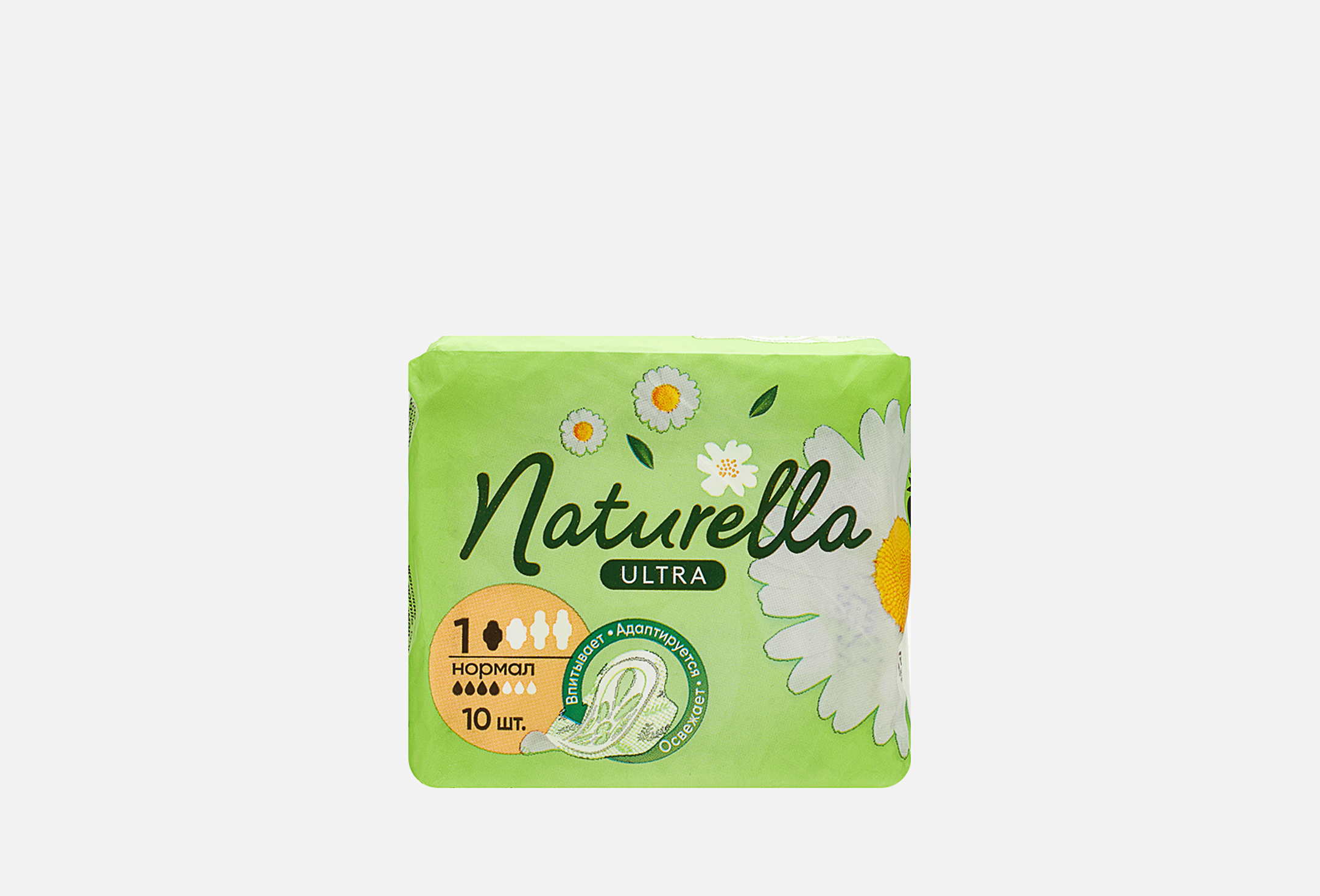 Прокладки гигиенические NATURELLA Camomile Ultra Normal с крыл. №10