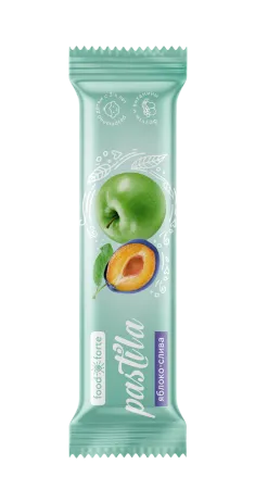 Пастила FoodForte яблоко и слива 27г