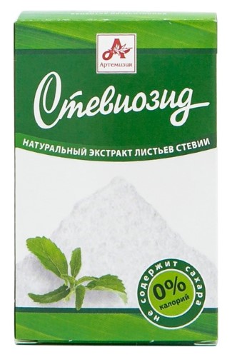 Стевиозид (экстракт сухой стевии) пор. 20г