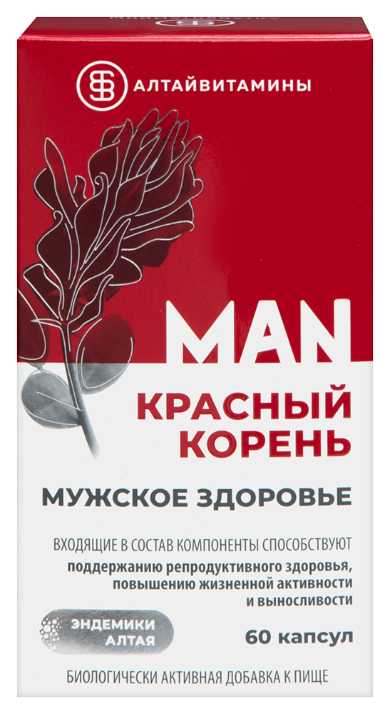 КРАСНЫЙ КОРЕНЬ MAN Мужское здоровье капс. №60