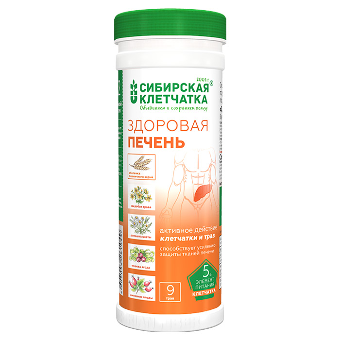 Клетчатка Сибирская "Здоровая печень" пор. 170г