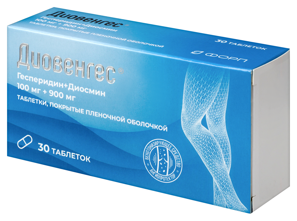 Диовенгес таб. п/пл. об. 100мг+900мг №30 картинка № 5
