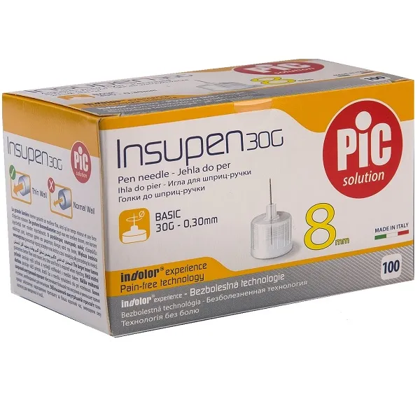 Игла INSUPEN однораз. к шприц-ручке 30G (0,3 х 8мм) №100