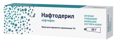 Нафтодерил крем д/наруд. прим. 1% 30г