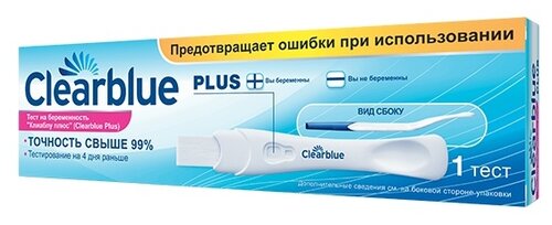 Тест на беременность CLEARBLUE Plus №1