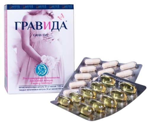 Гравида капс. 400мг №30+капс. 1350мг №30