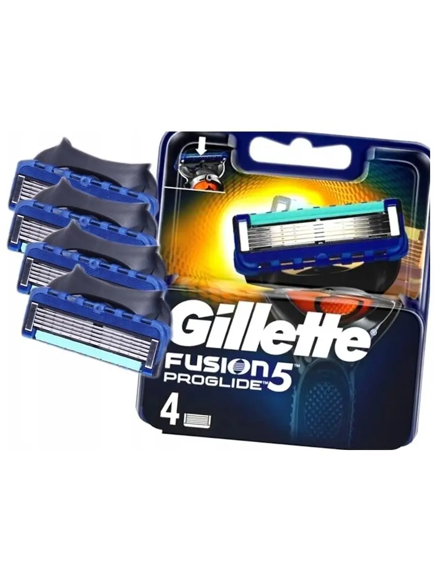 Лезвия бритвенные GILLETTE Fusion Proglide №4