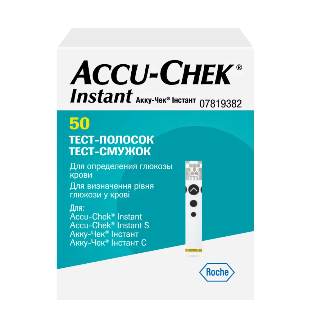 Тест-полоска Акку-Чек Инстант (Accu-Chek Instant) №50