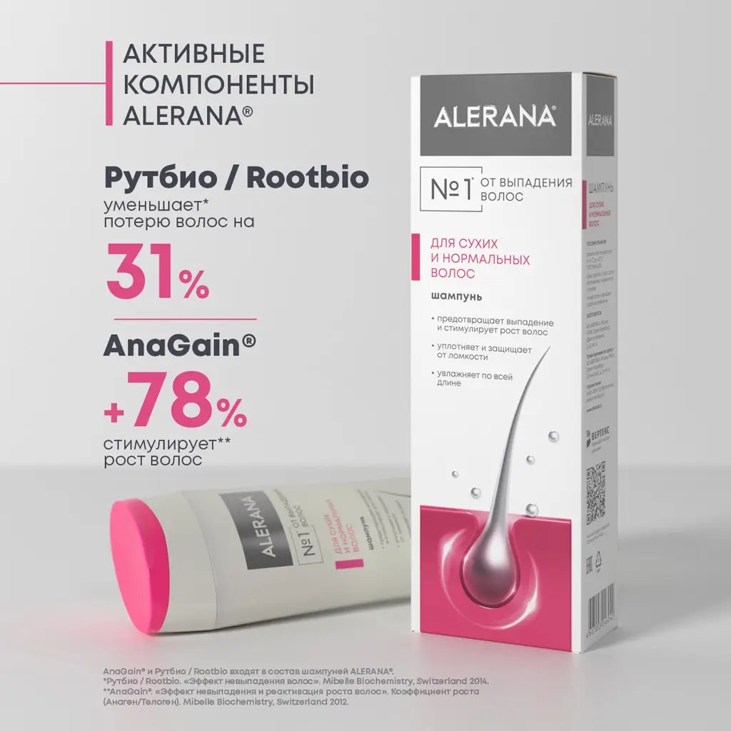 Алерана шампунь д/сух. и норм. волос 250мл картинка № 6