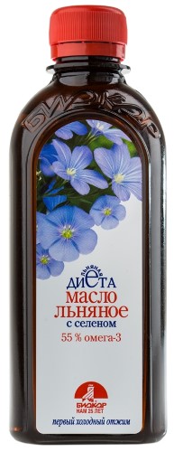 Масло пищевое Льняное с селеном 250мл