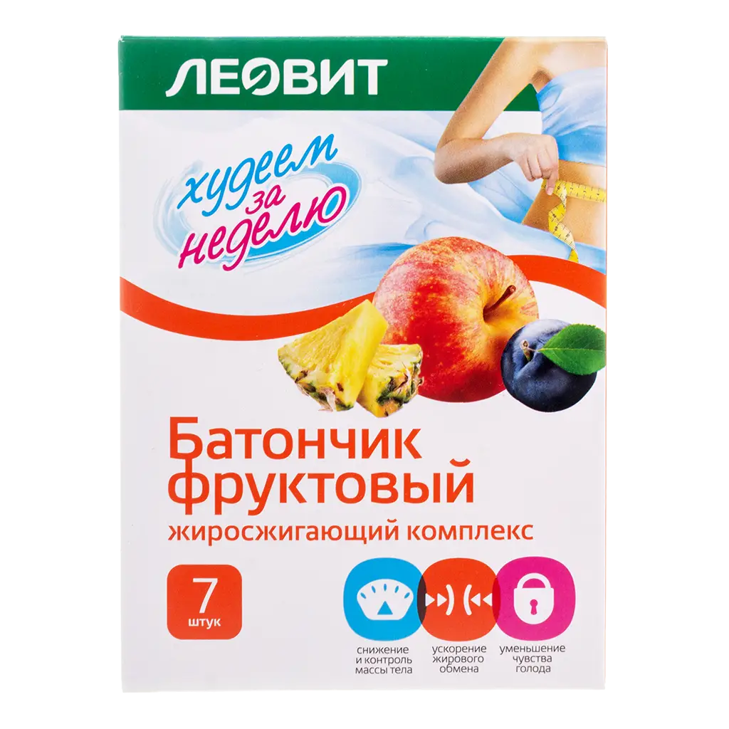 Худеем за неделю батончик фруктовый (жиросжигающий комплекс) №7