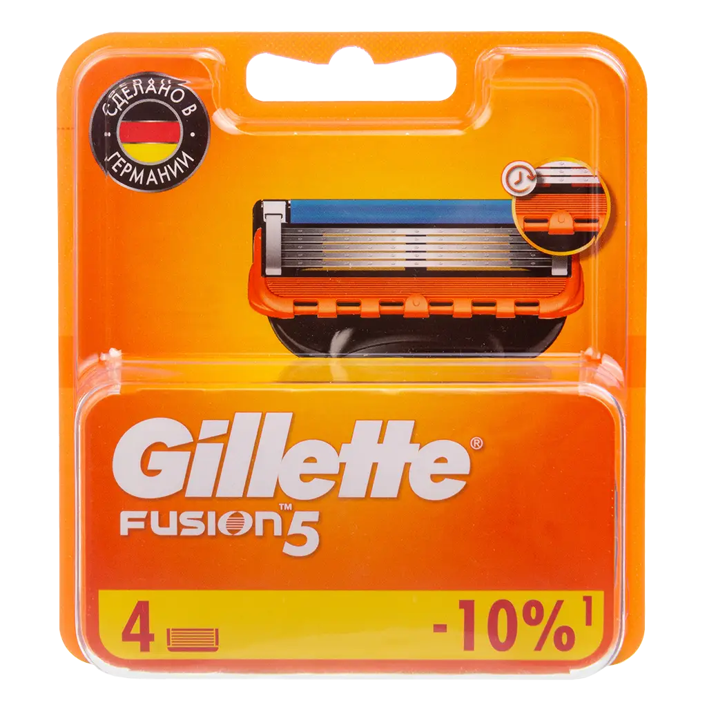 Лезвия бритвенные GILLETTE Fusion №4