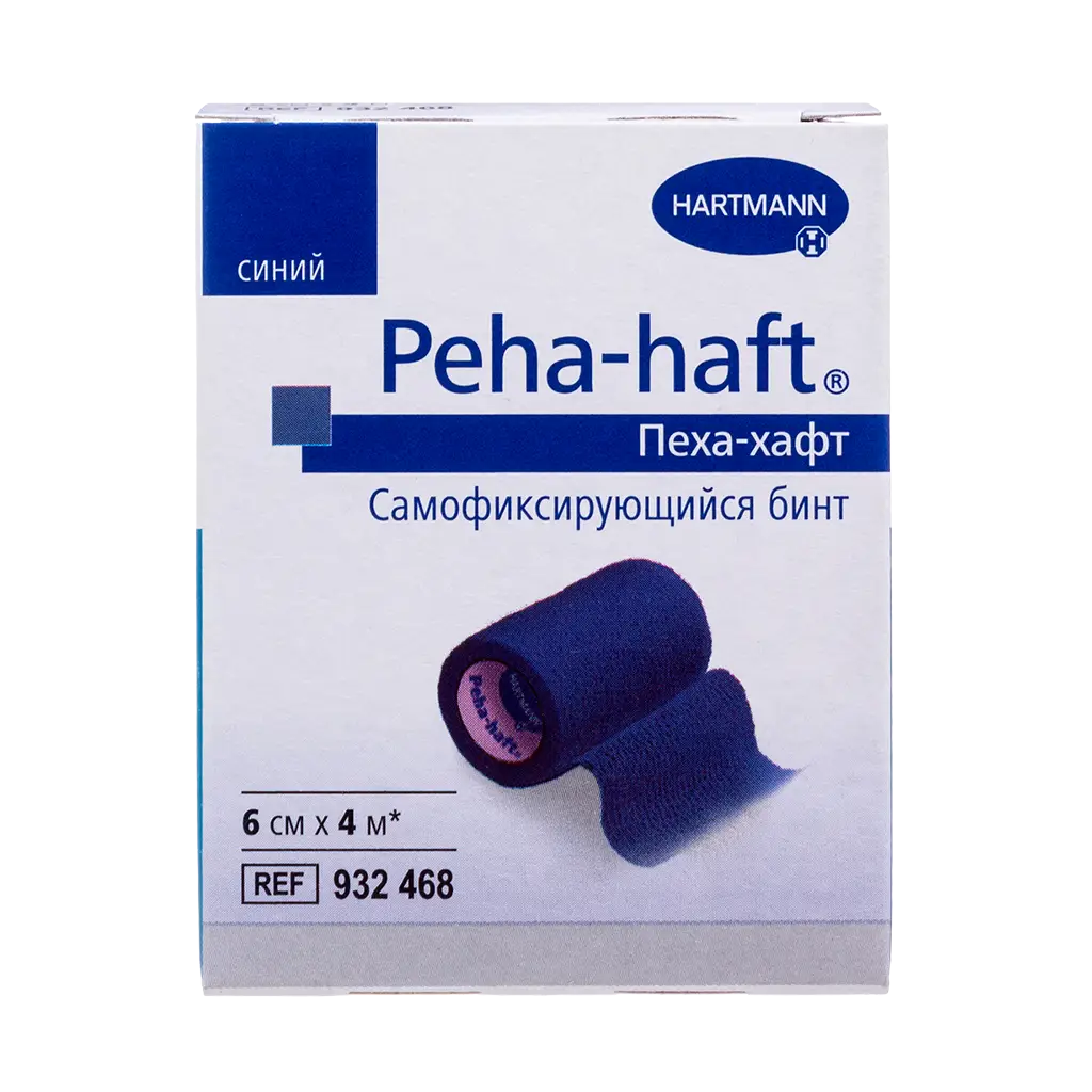 Бинт Пеха-Хафт (PEHA-HAFT) фикс. самокл. 6смх4м белый